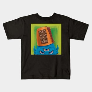 Tiki Fez #2 Kids T-Shirt